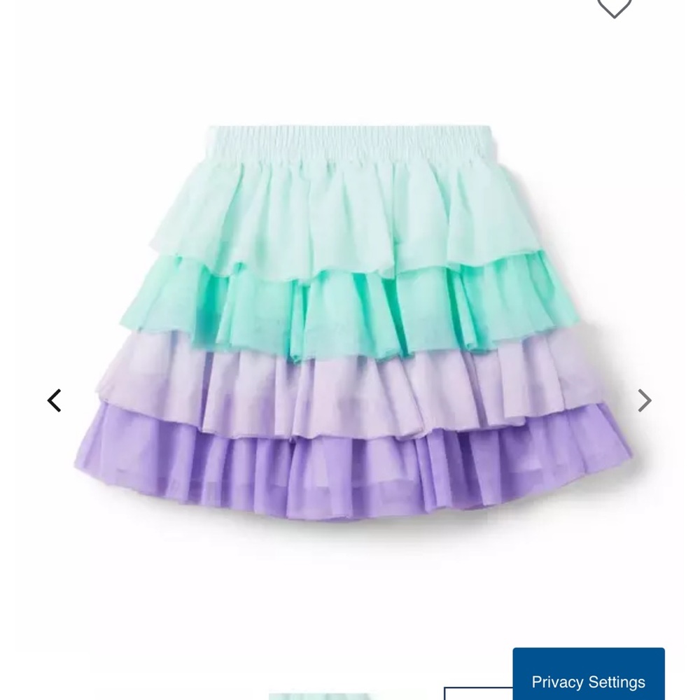 Janie and Jack X Disney skirt Little Mermaid